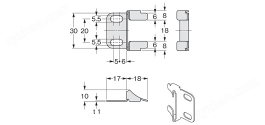 MS-SF2B-2 背面安裝用