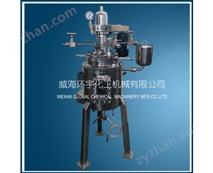 2L 304+玻璃反应釜
